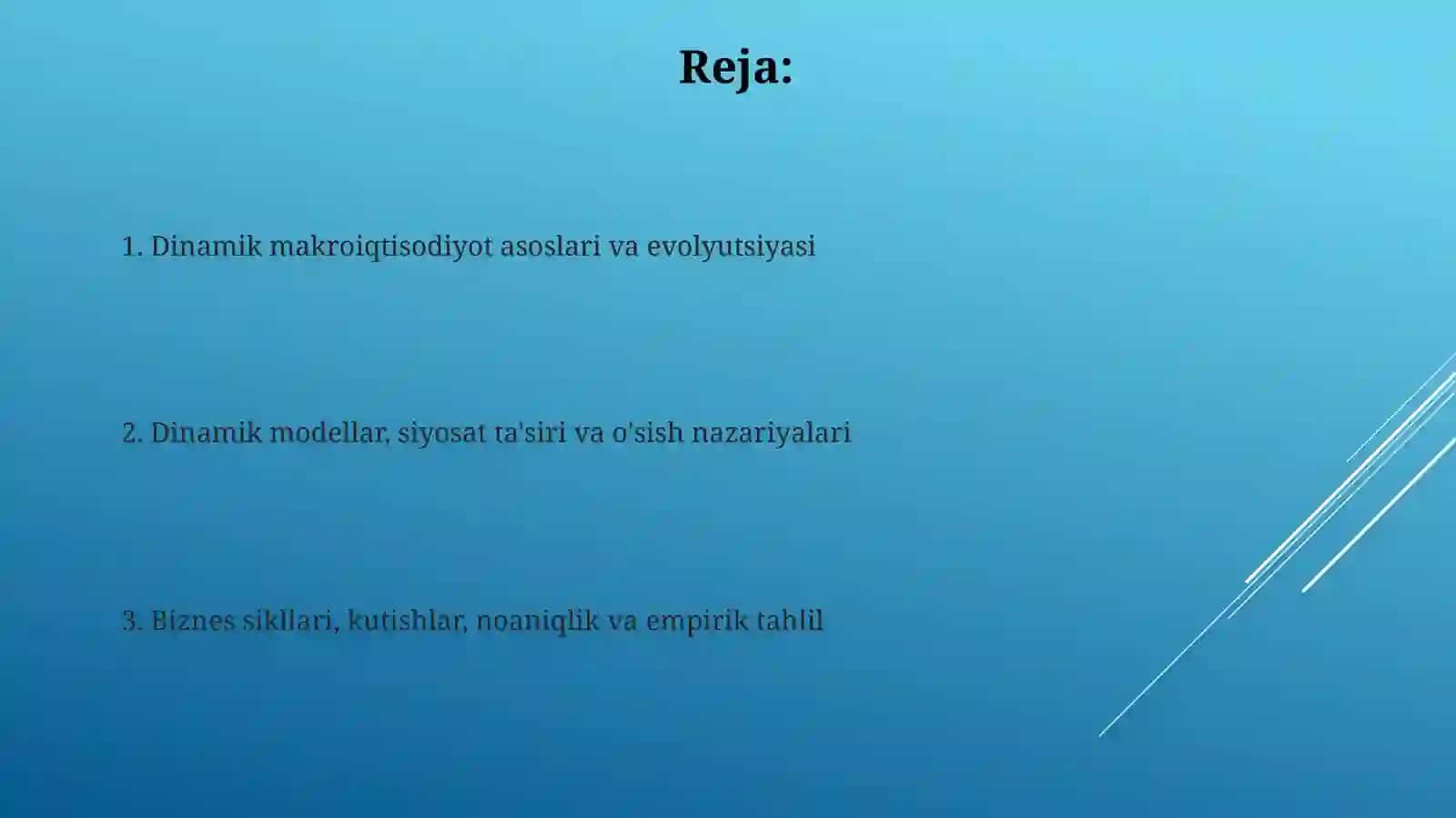 Dinamikmakroiqtisodiyotfanigakirish 2