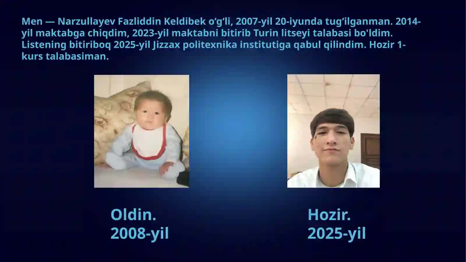 "Mening hayot falsafam" 2