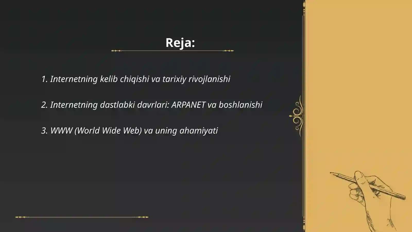 Intеrnеt tarmog‘i tariхi va bugungi kundagi o‘rni 2