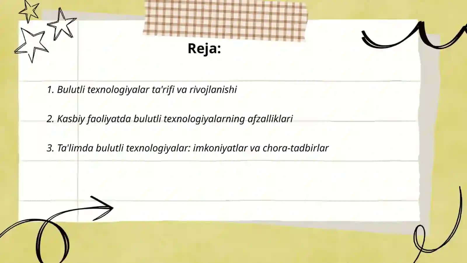 Kasbiy faoliyatda bulutli texnalogiyalar va ularning ta'limiy imkoniyatlari 2