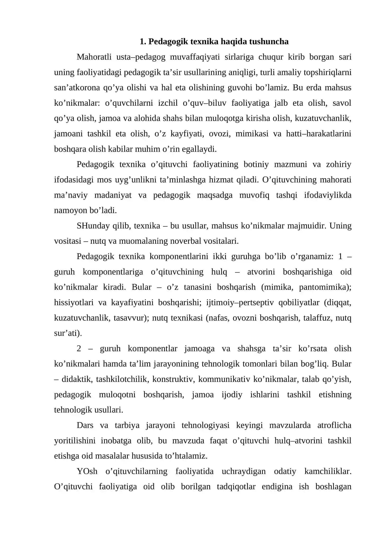 Pedagogik texnika 2