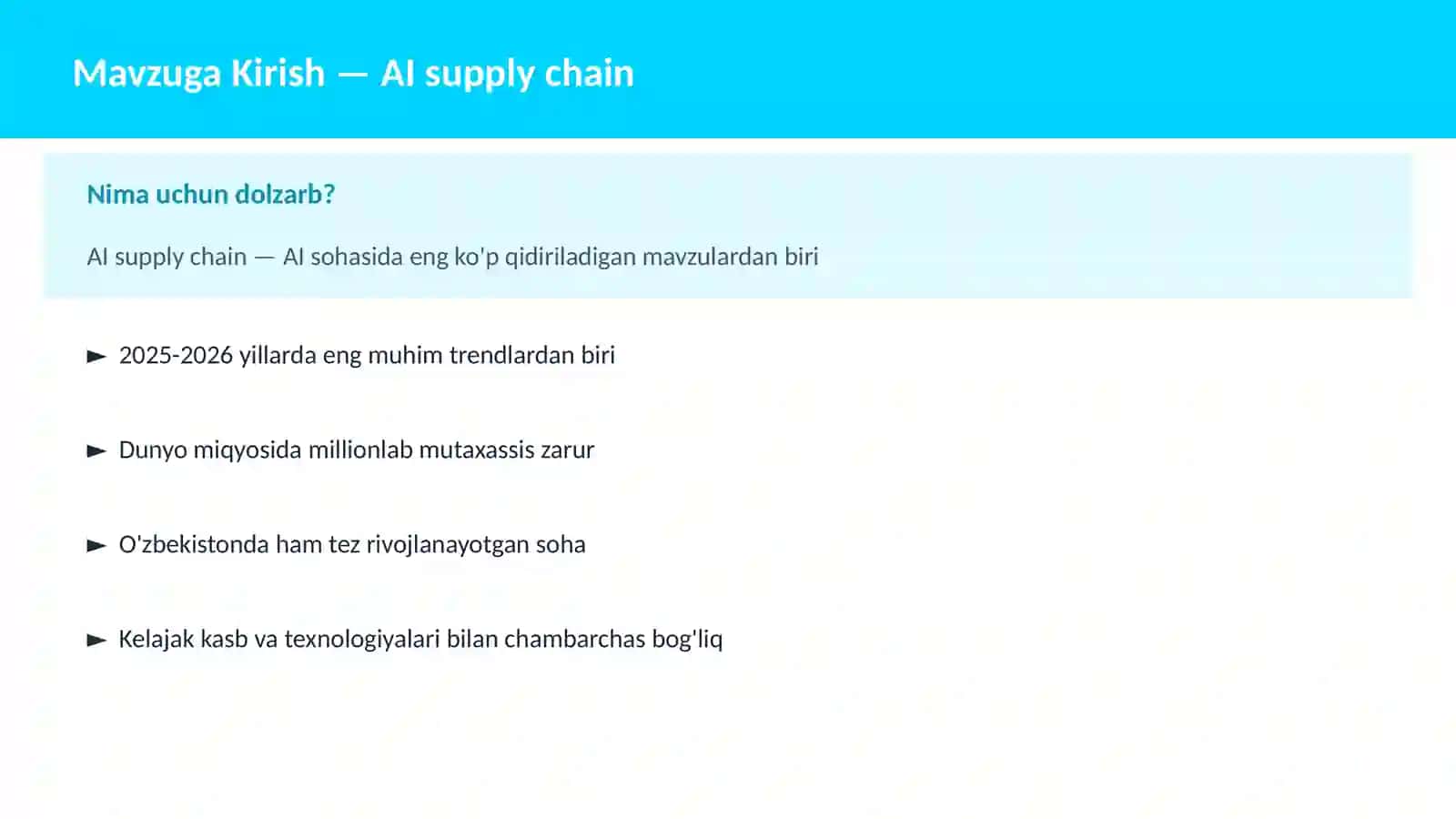 AI AMALIY SOHALARDA 2