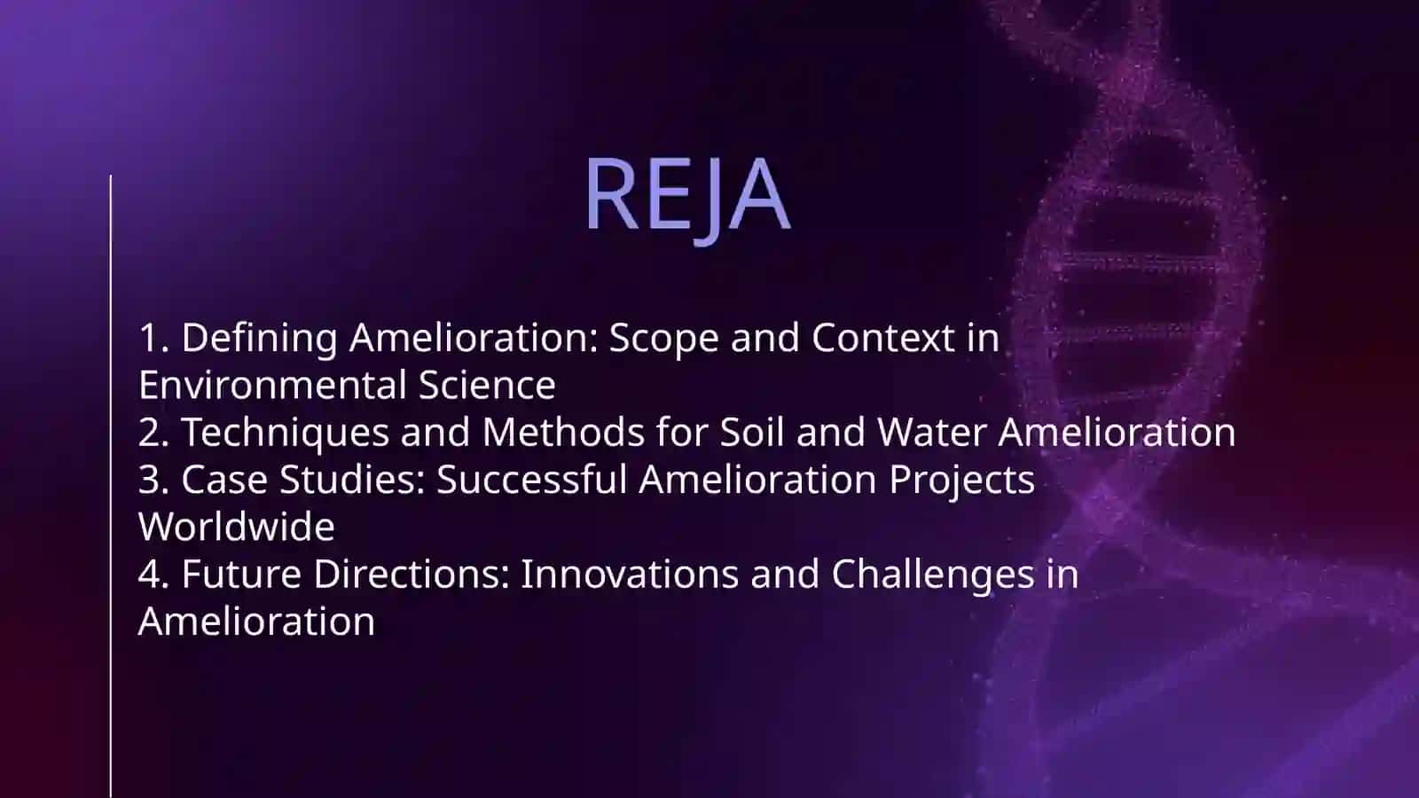 AMELIORATION 2