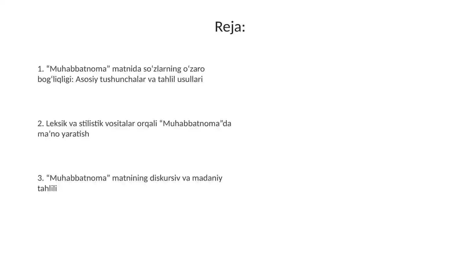 "Muhabbatnoma" matnidagisoʻzlarningoʻzarobogʻlanishi 2