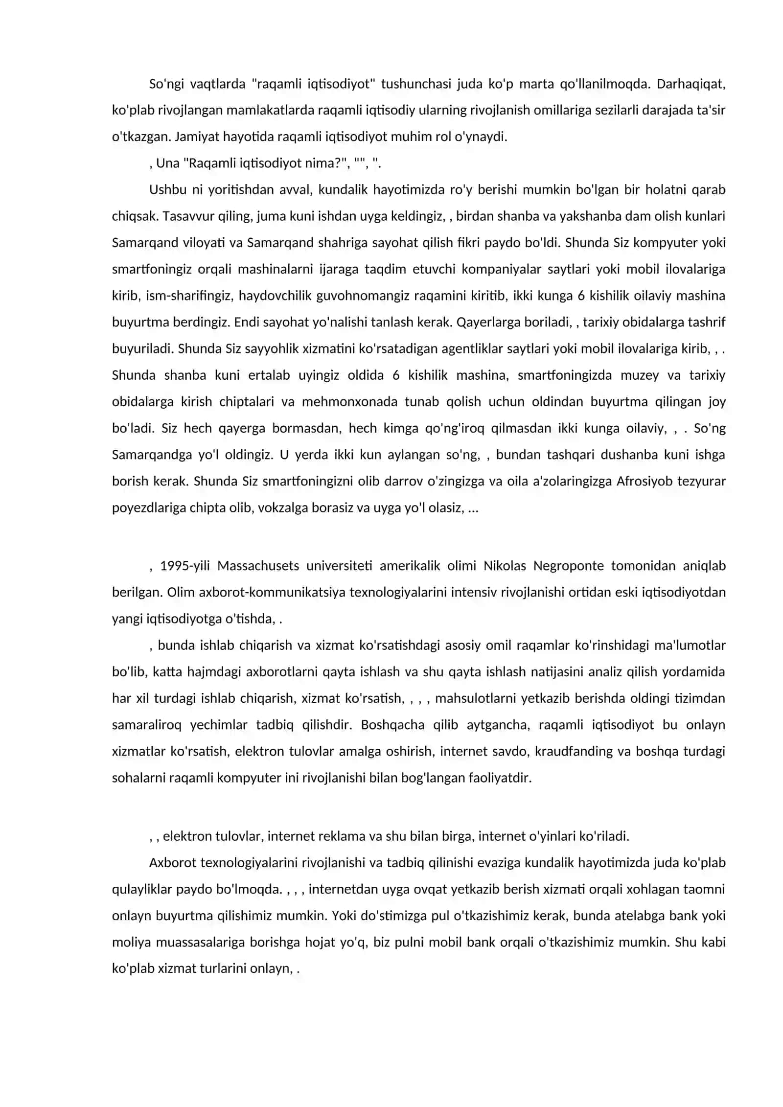 Raqamli iqtisodiyotda davlatning o'rni 2