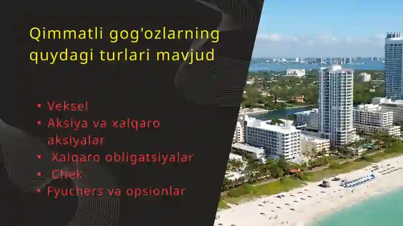 XALQARO QIMMATLI QOG'OZLAR BOZORI 2