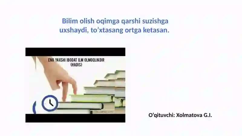 Boshlang‘ich ta’limdame’yoriyhujjatlarniyuritishta’lim 2
