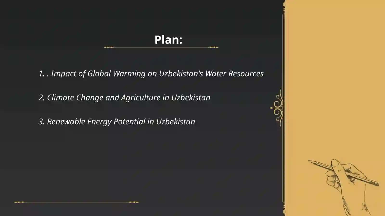 Global warming in Uzbekistan 2