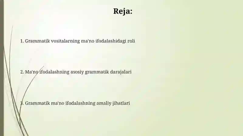 Grammatik ma’noni ifodalovchi vositalar 2