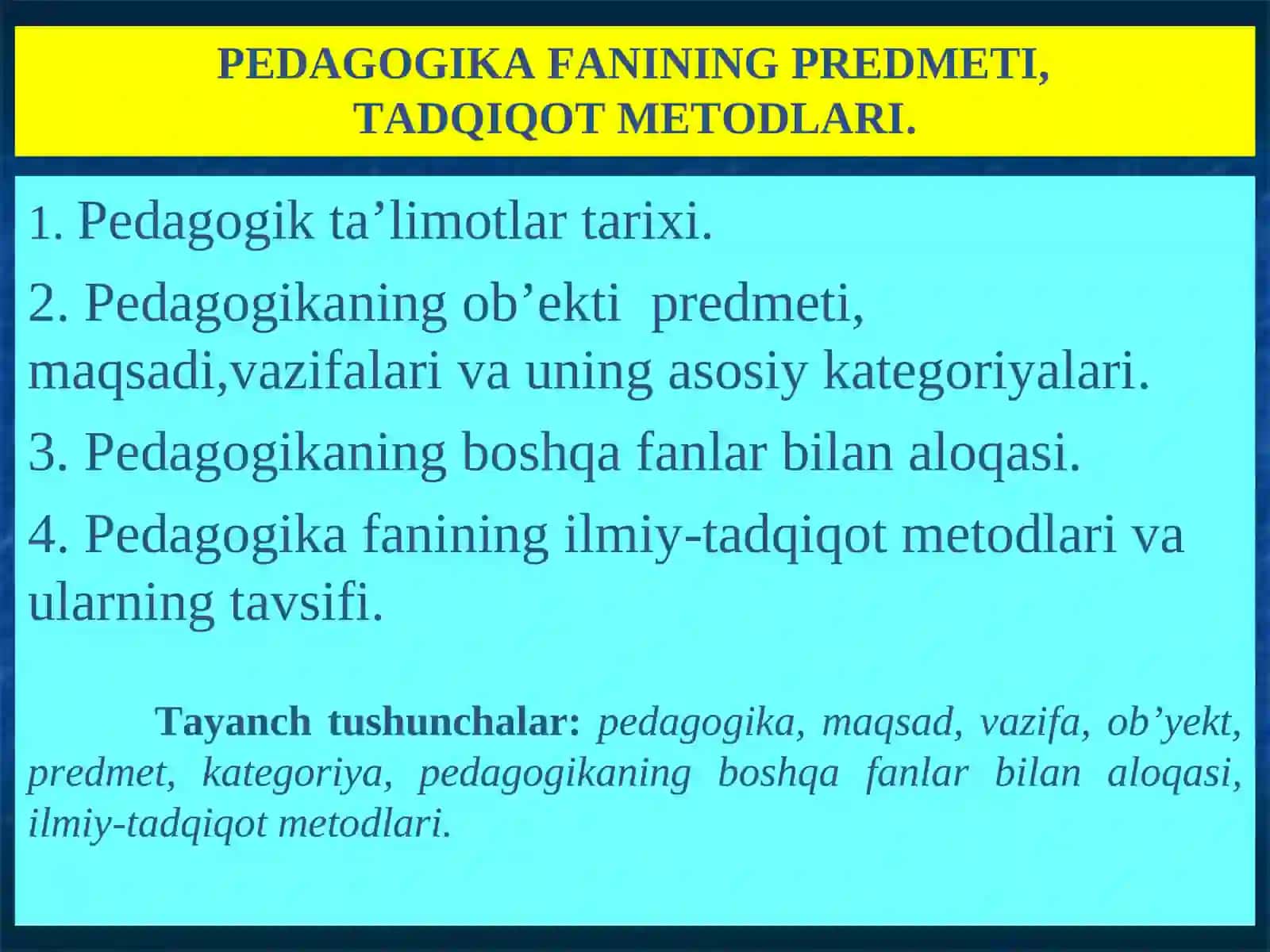 UMUMIY PEDAGOGIKA VA PSIXOLOGIYA 2