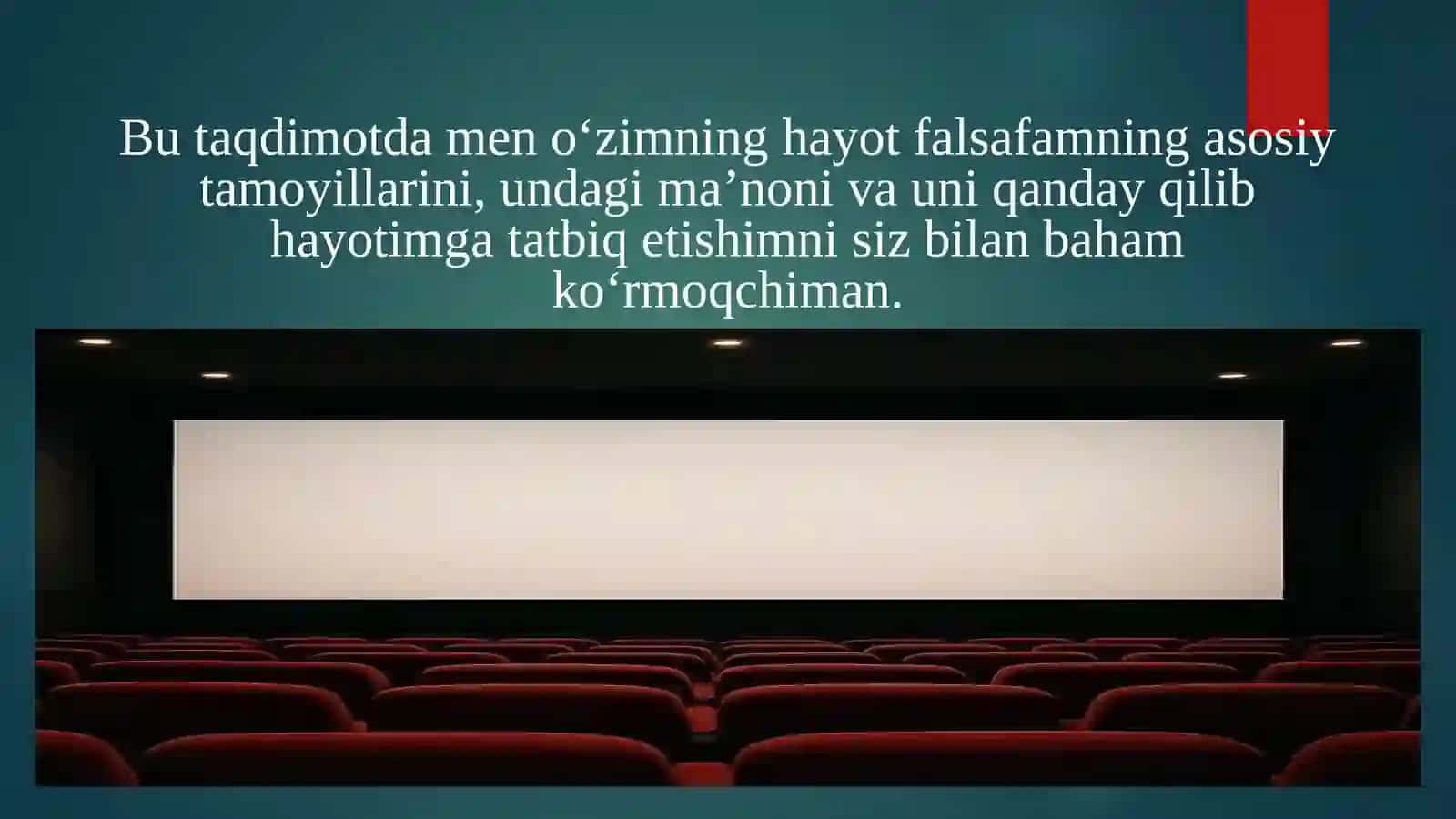 MENING HAYOT FALSAFAM 2