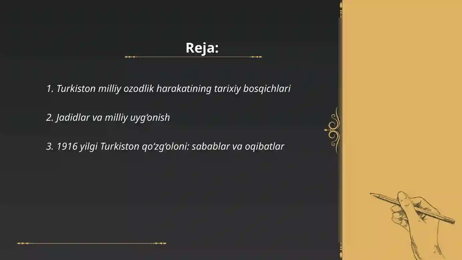 Turkiston O‘lkasidagi Milliy Ozodlik Harakatlari 2