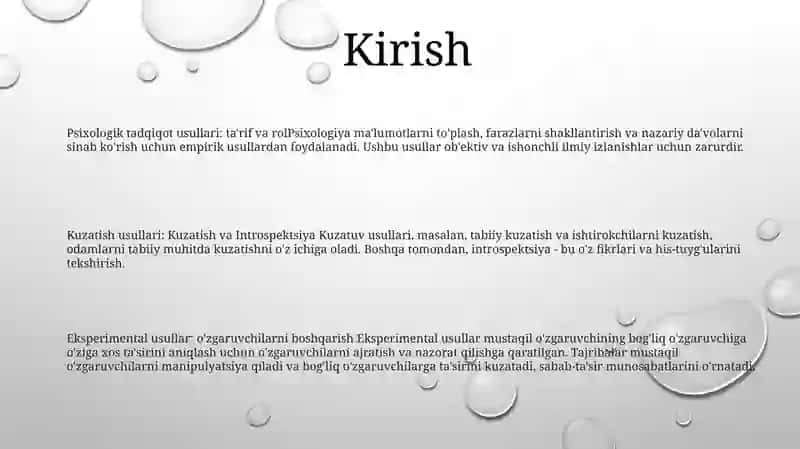 Psixologiyada Empirik Metodlar 2