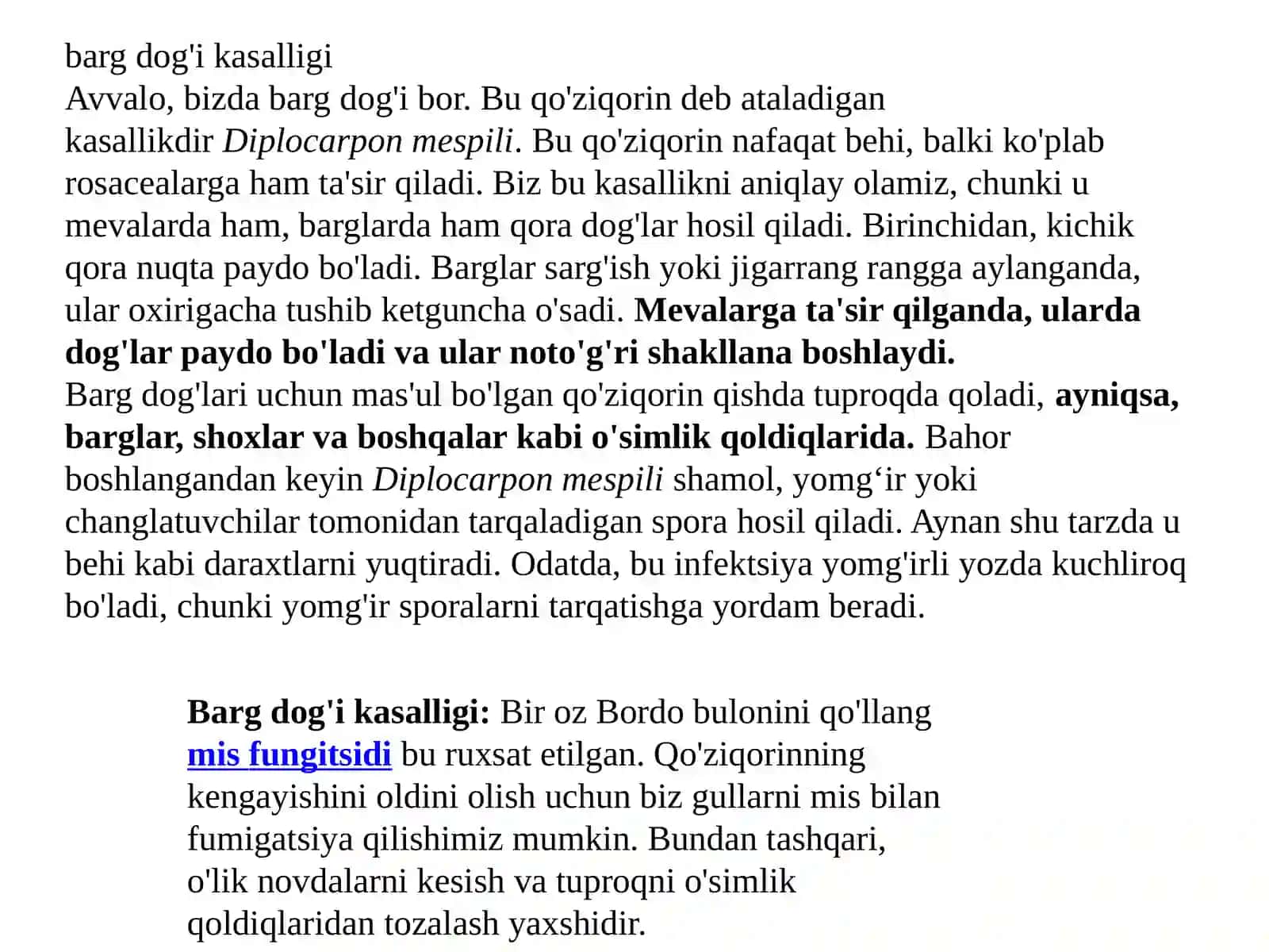 Behi zarar kunanda va kasalliklari 2