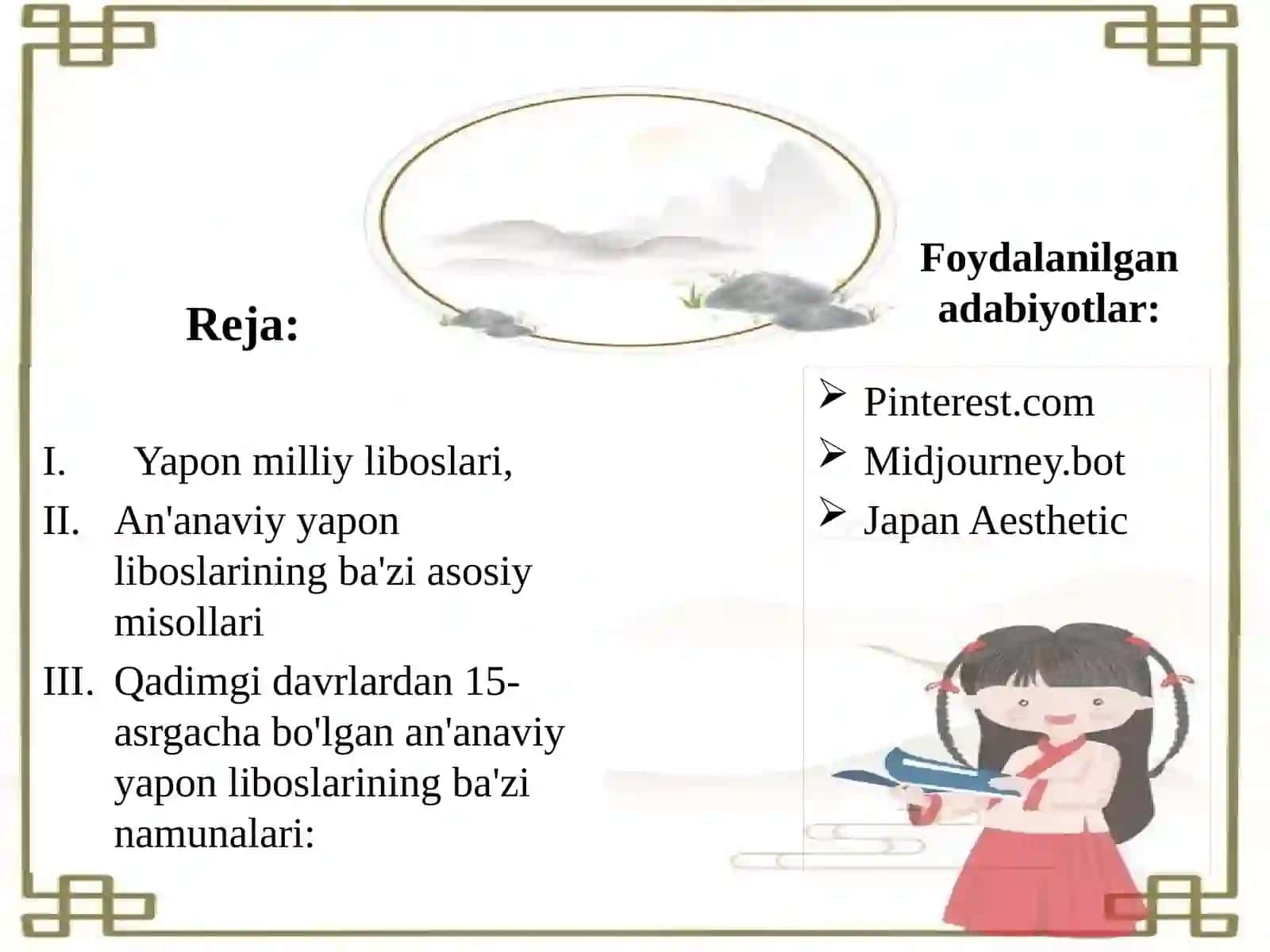 Qadimgi davrda XV asr gacha yapon milliy liboslari 2