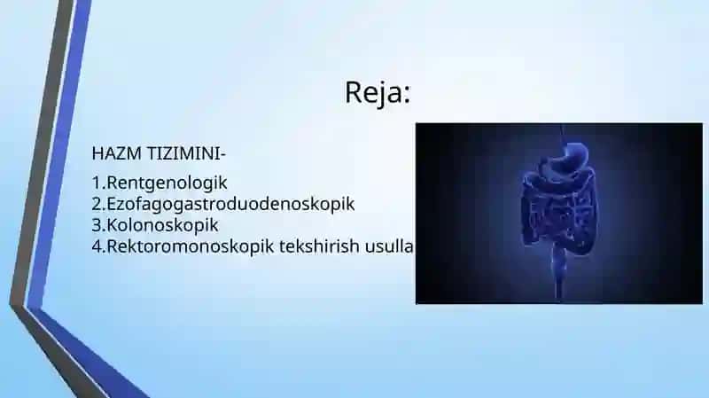 Hazmtizimii instrumental tekshirish usullari 2
