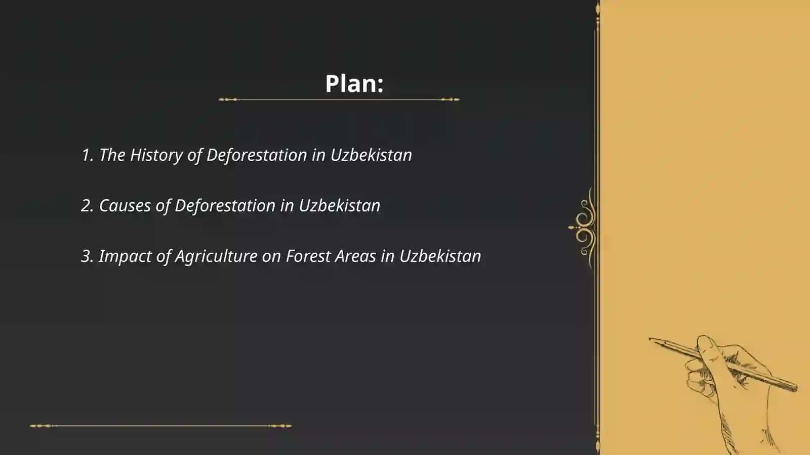 Deforestation in Uzbekistan 2