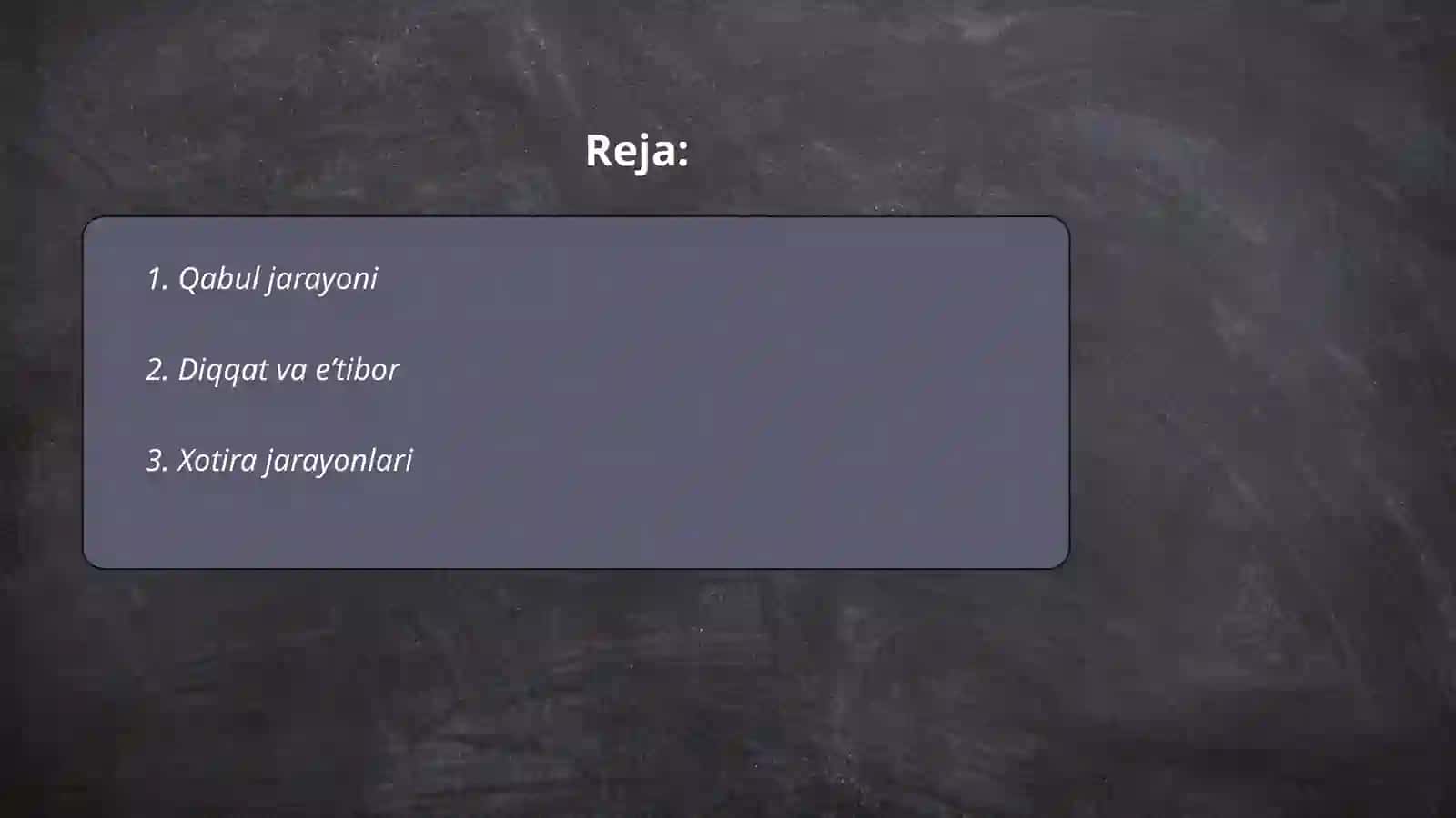 Murakkab psixik jarayonlar 2