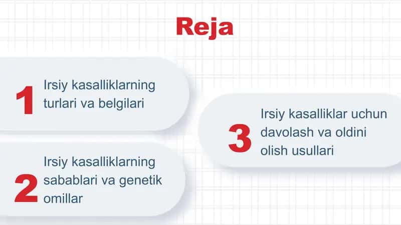 Irsiy kasalliklar 2