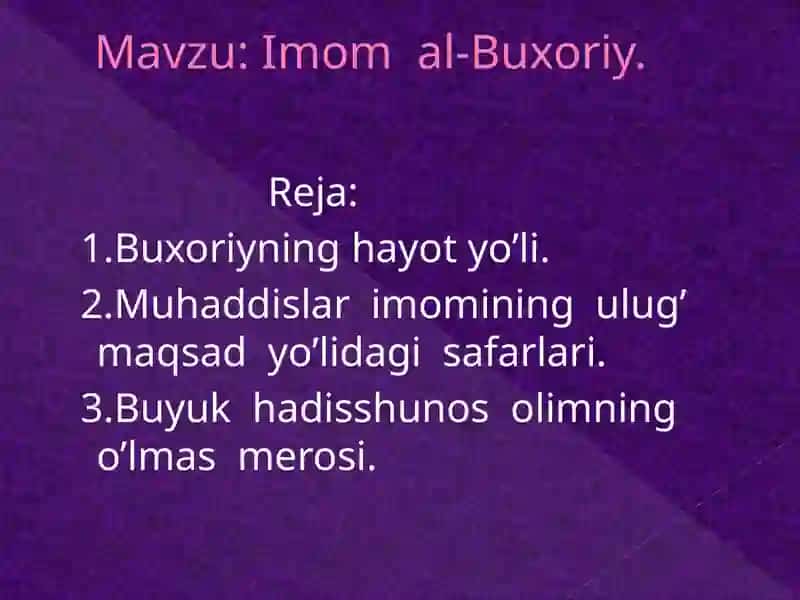 Imomal-Buxoriy 2