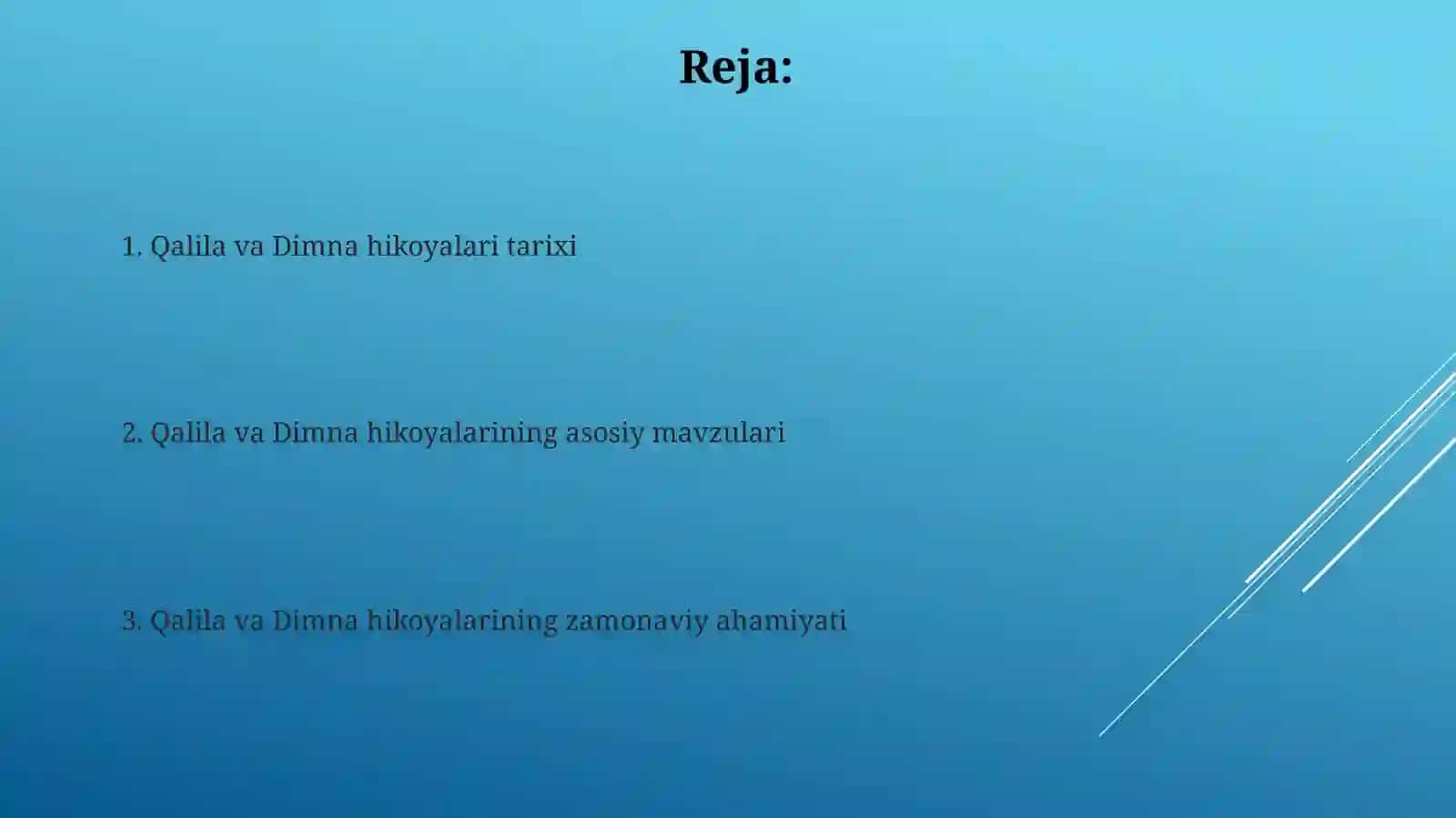 Qalila va Dimna hikoyalari tarixi 2