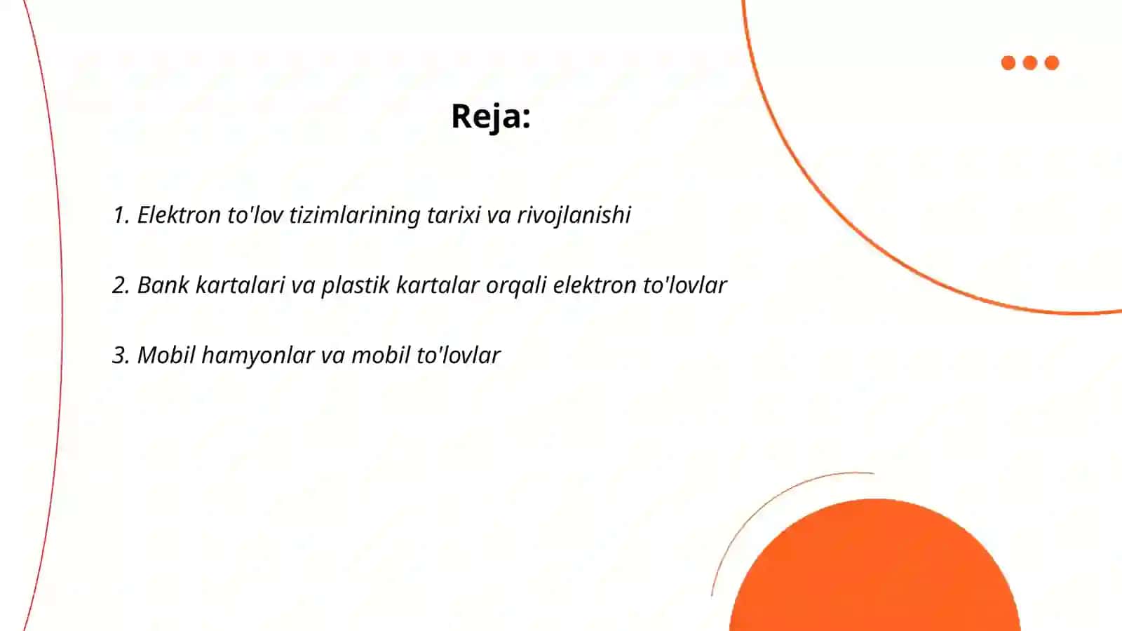 Elektron tòlov tizimlari 2