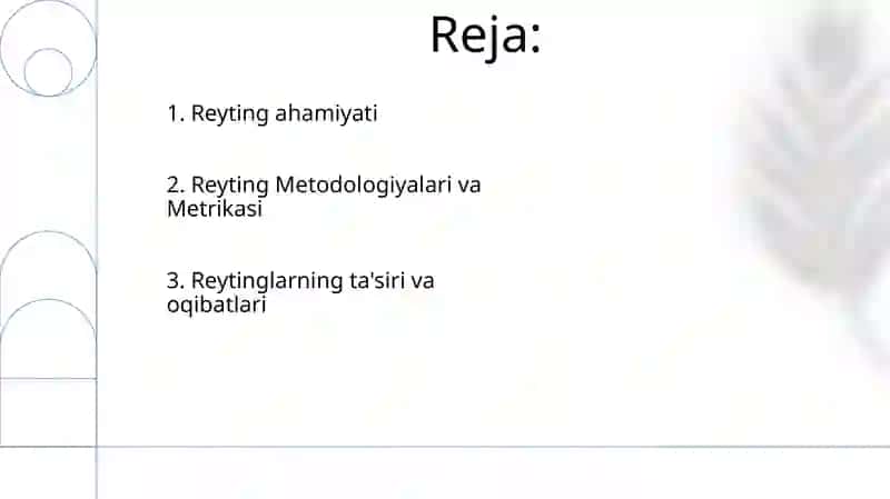 Ta'lim muassasalari reytingini aniqlash 2