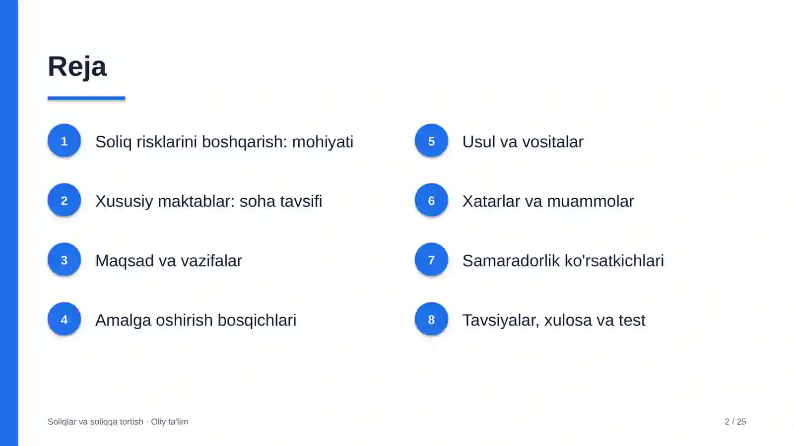 Xususiy maktablarda soliq risklarini boshqarish 2
