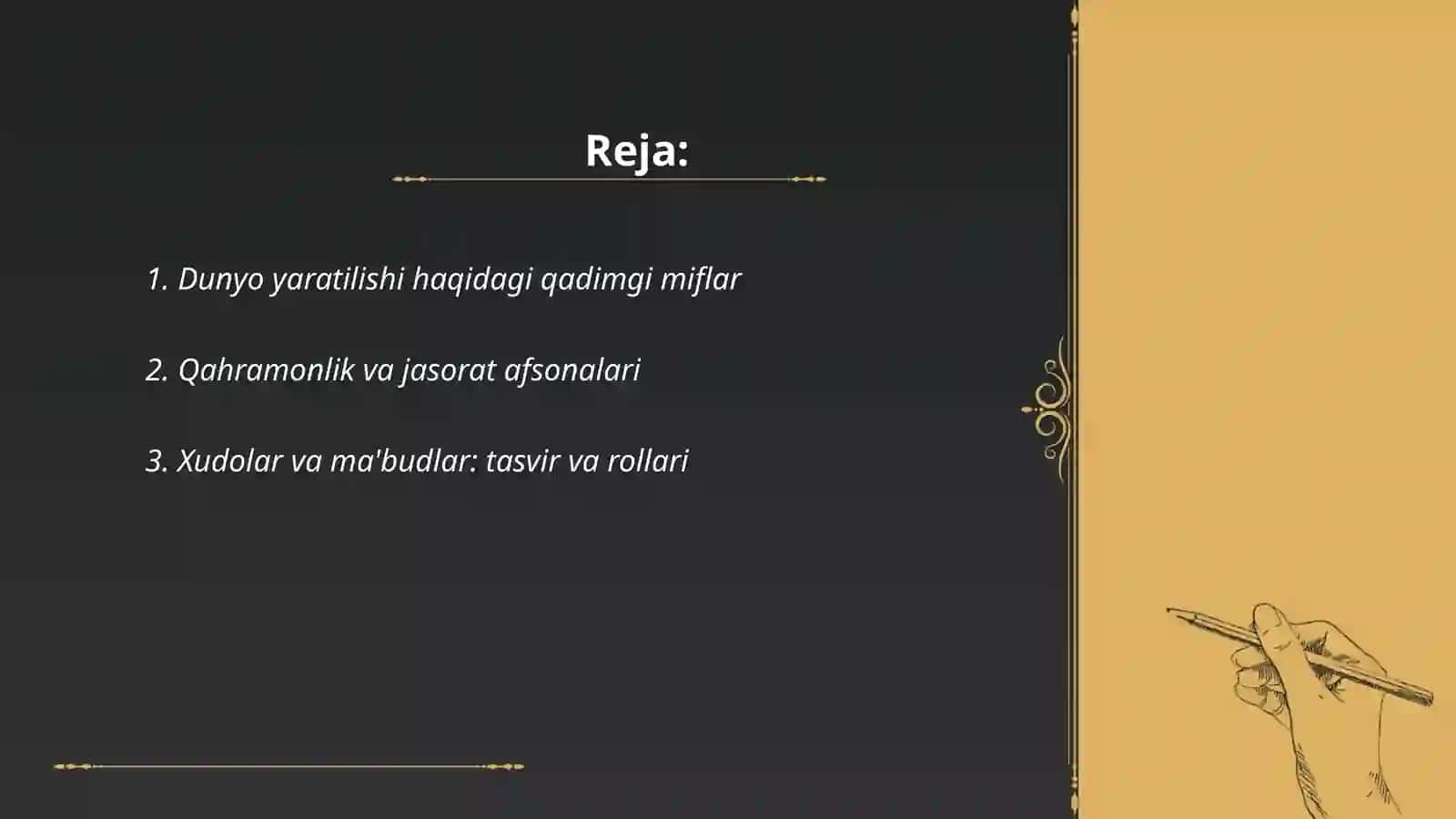 Qadimgi mif va afsonalar 2