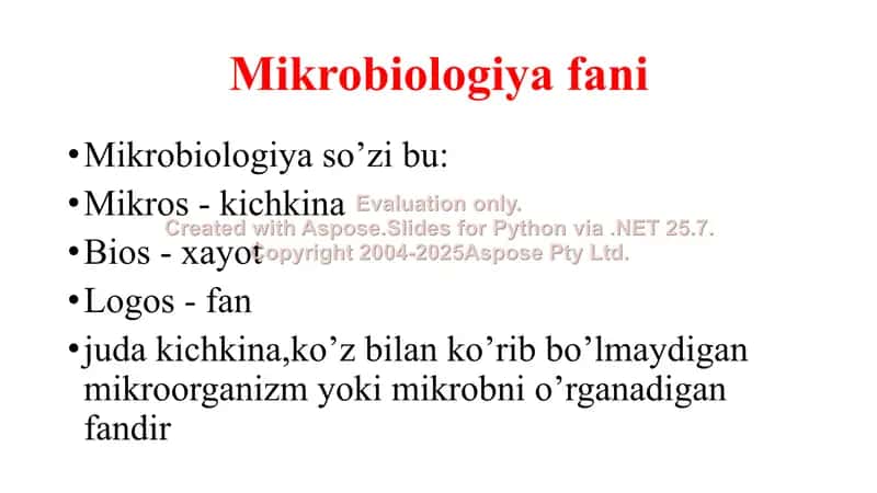Tibbiyot mikrobiologiyasi 2