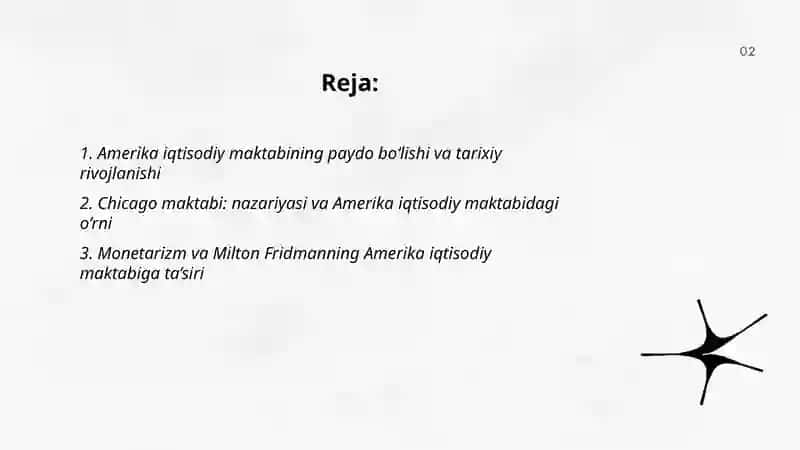 Amerika iqtisodiy maktabi 2