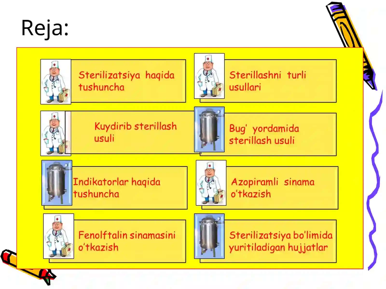 Sterillash usullari 2