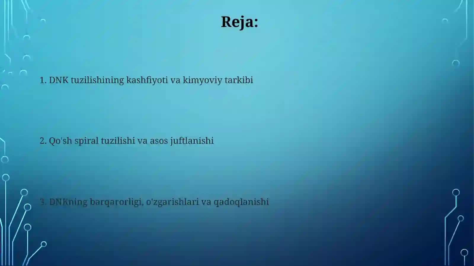 DNKning qoʻshzanjiri gatavsifi 2