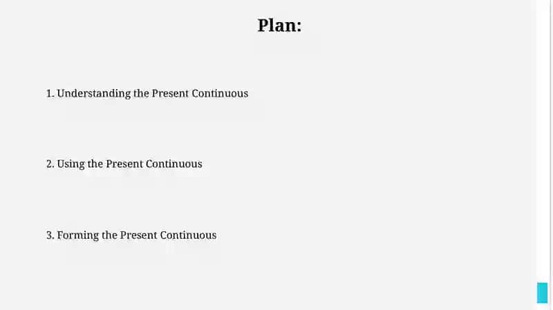 PRESENT CONTINUOUS TENSE 2