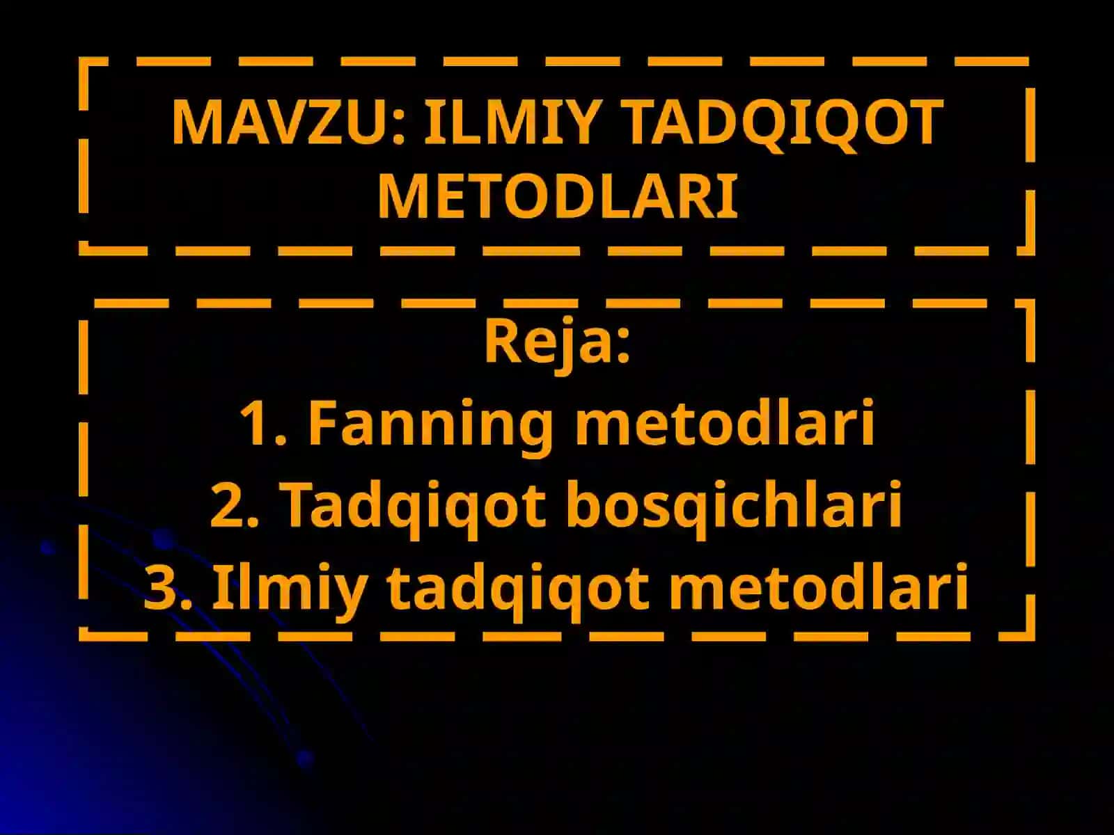 ILMIY TADQIQOT METODLARI 2