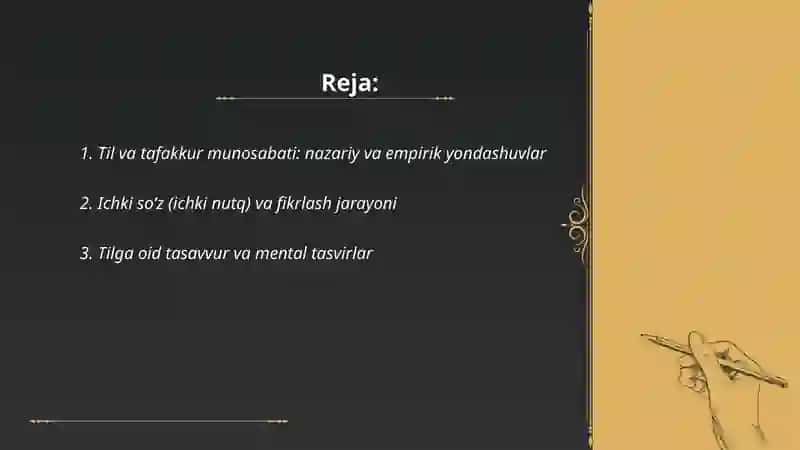Til va tafakkur munosabati psixolingvistikasi 2
