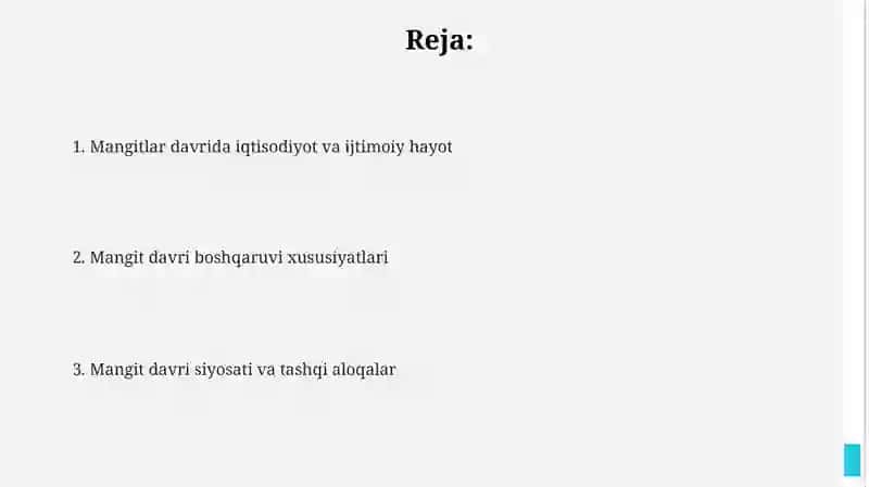 Manģitlar davrida boshqaruv davri 2