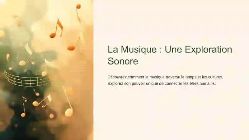 La Musique : Une Exploration Sonore 2