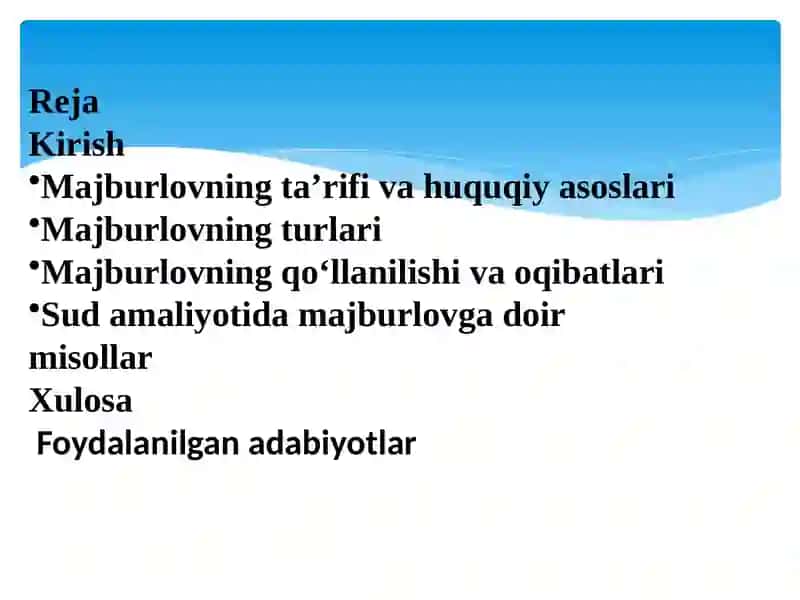 MAJBURLOV TUSHUNCHASI 2