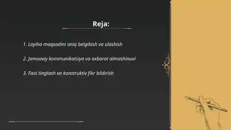 Soft skills-loyiha faoliyatini amalga oshirish 2