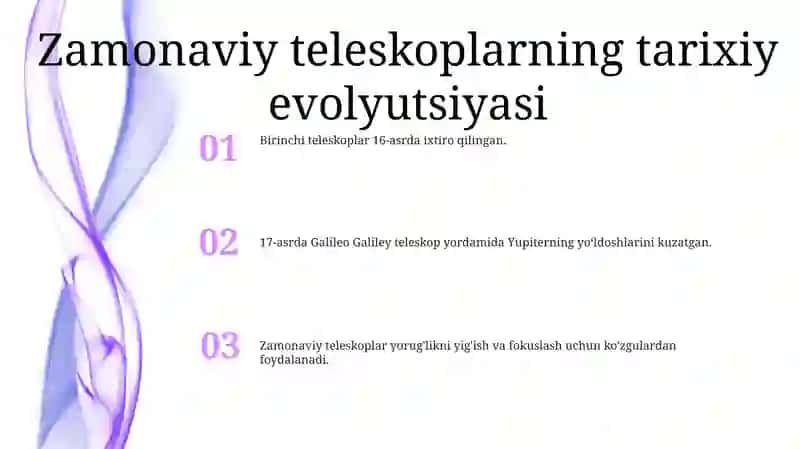 Zamonaviy Teleskoplar 2
