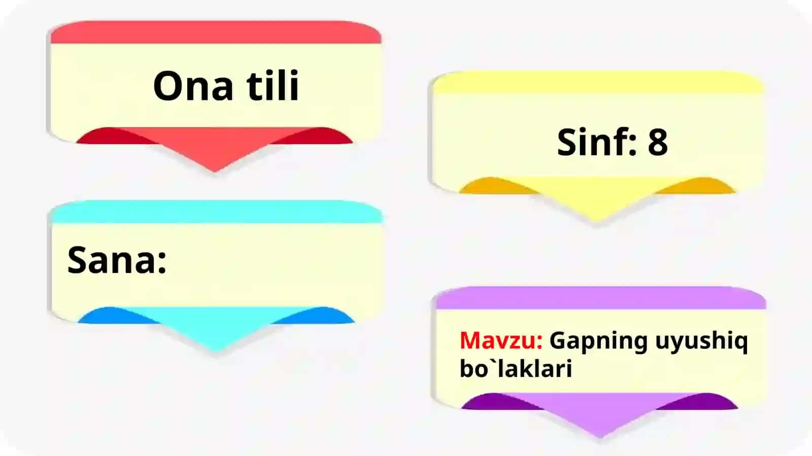 Gapning uyushiq bo'laklari 2