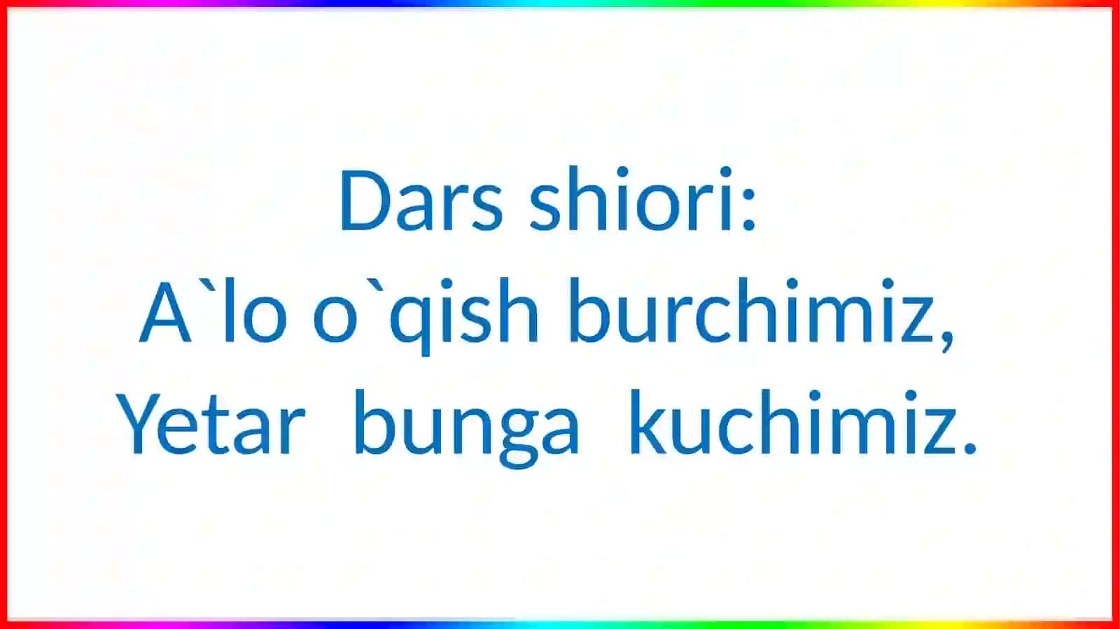 Sifatlarning ma`no munosabati 2