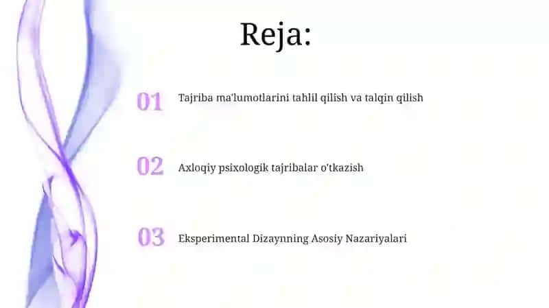 Psixologik eksperiment nazariyasi va amaliyoti 2
