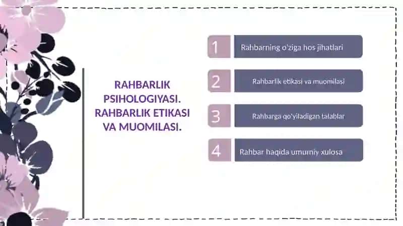 Rahbarlik psixologiyasi va etikasi 2