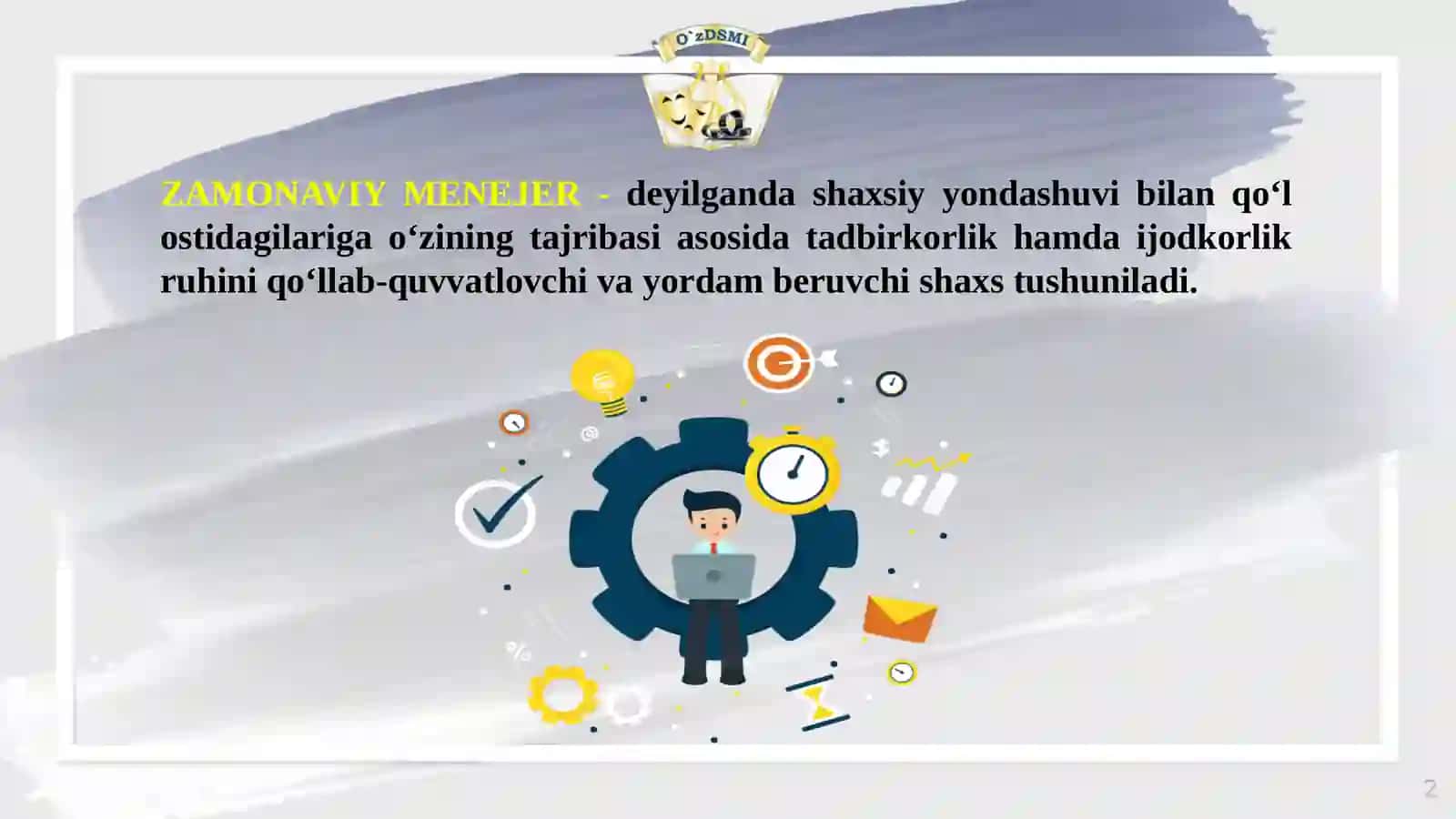 ZAMONAVIY MENEJER 2