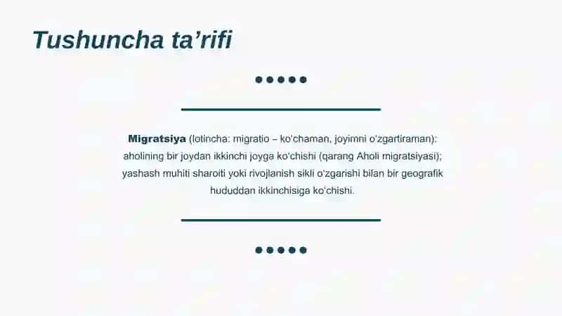 Migrantlar huquqi bo‘yicha taqdimot 2