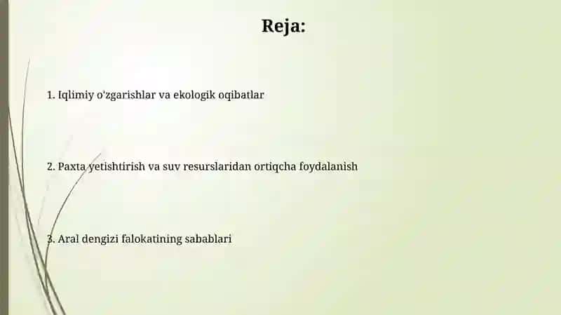 Orol dengizi fojiasi sabablari 2
