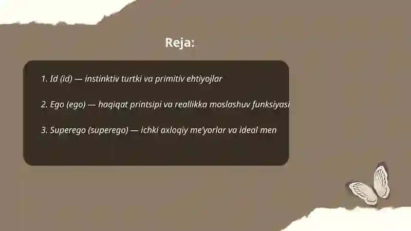 Psixoanalizda shaxs strukturasi 2