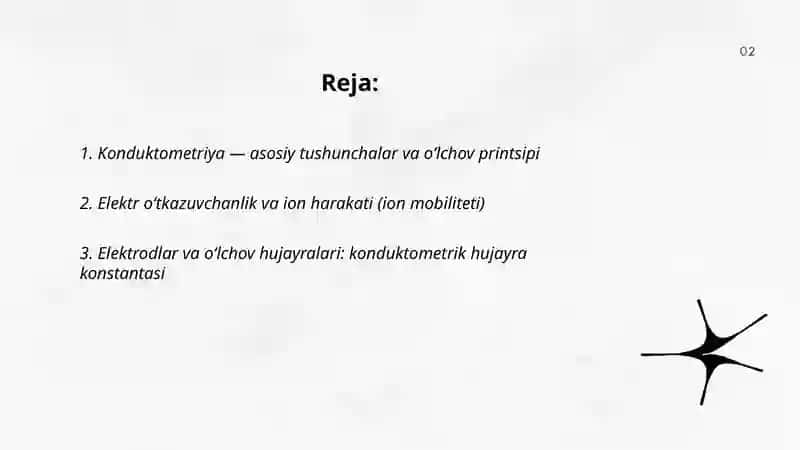 Konduktometriya. Potensiometriya 2